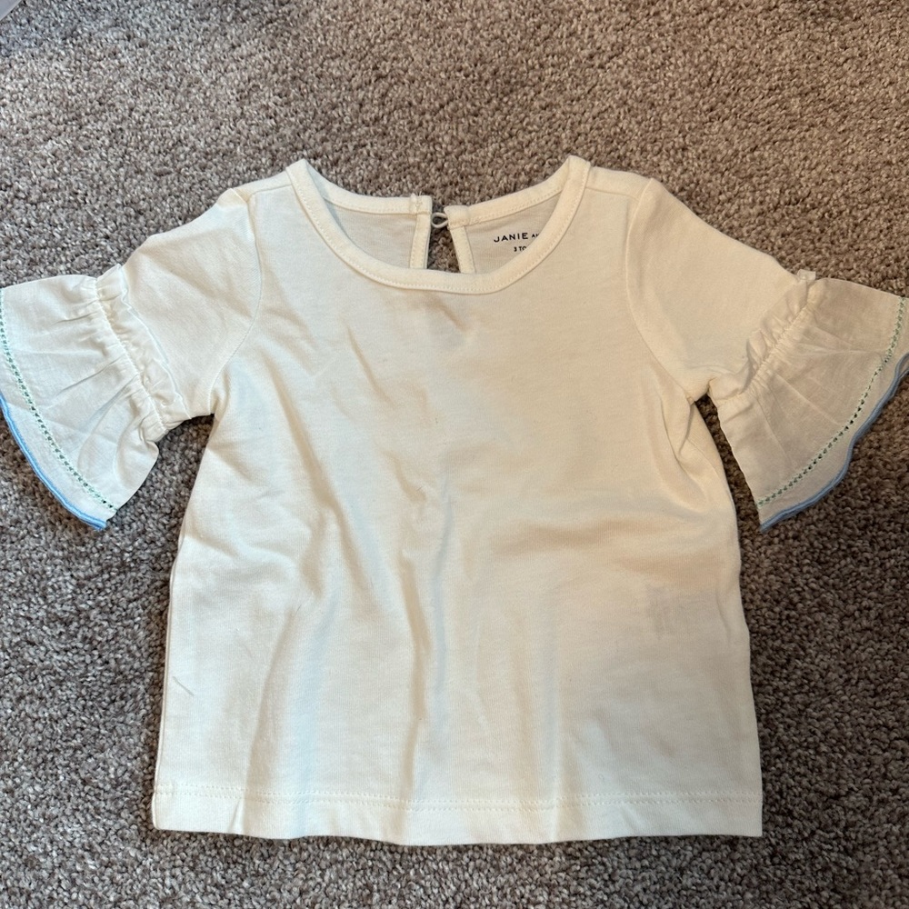 Janie and Jack baby girl top